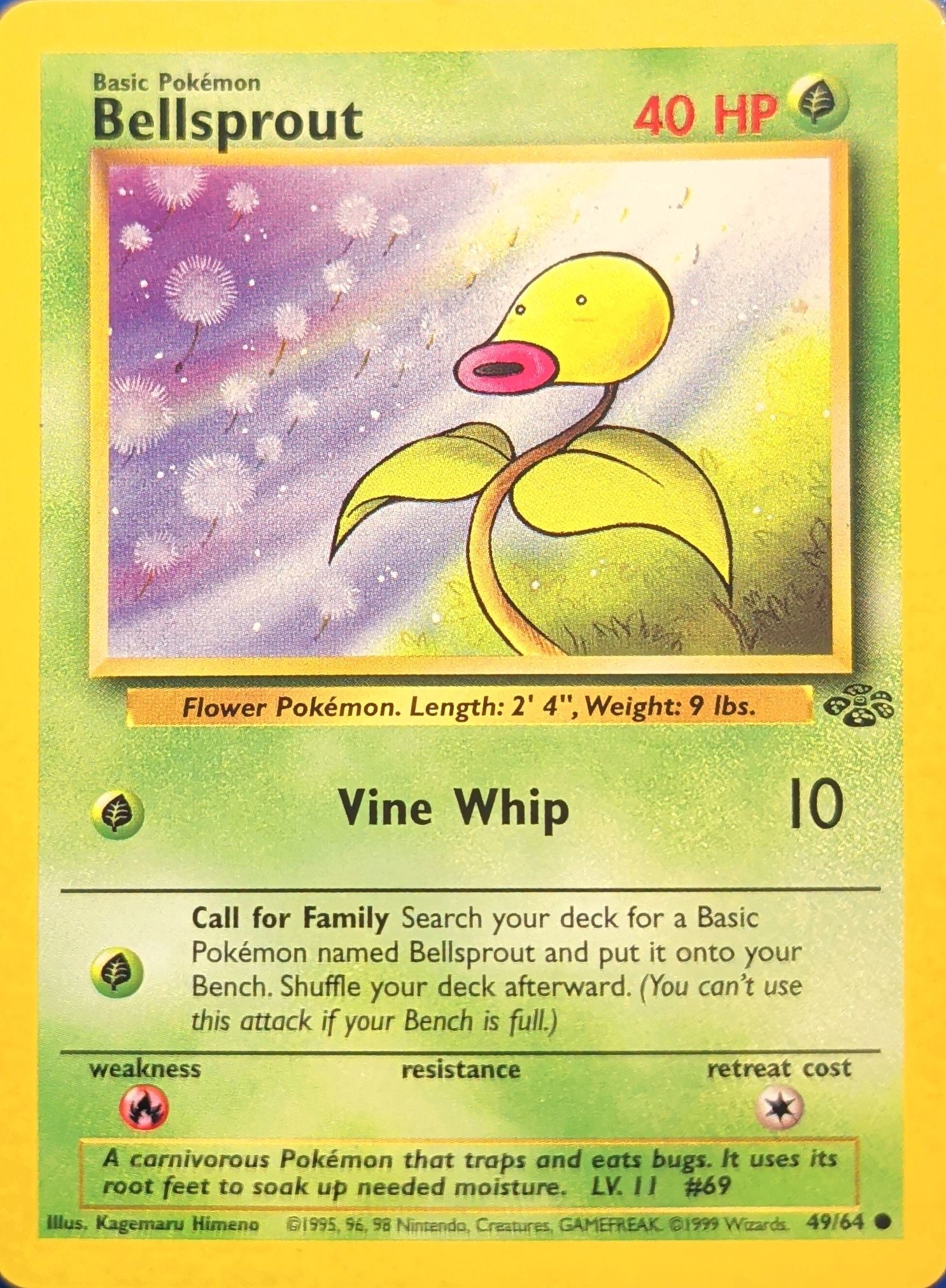 Bellsprout Common Base Set 2 066/130 MP