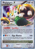Regigigas LV.X 100/100 Pokémon Stormfront (2008) English card — catalogue reference