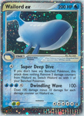 Wailord ex 100/100 — Pokémon EX Sandstorm