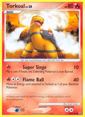 Torkoal 100/127 Pokémon Platinum (2009) English card — catalogue reference