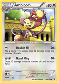 Ambipom 100/124 Pokémon Dragons Exalted (2012) English card — catalogue reference