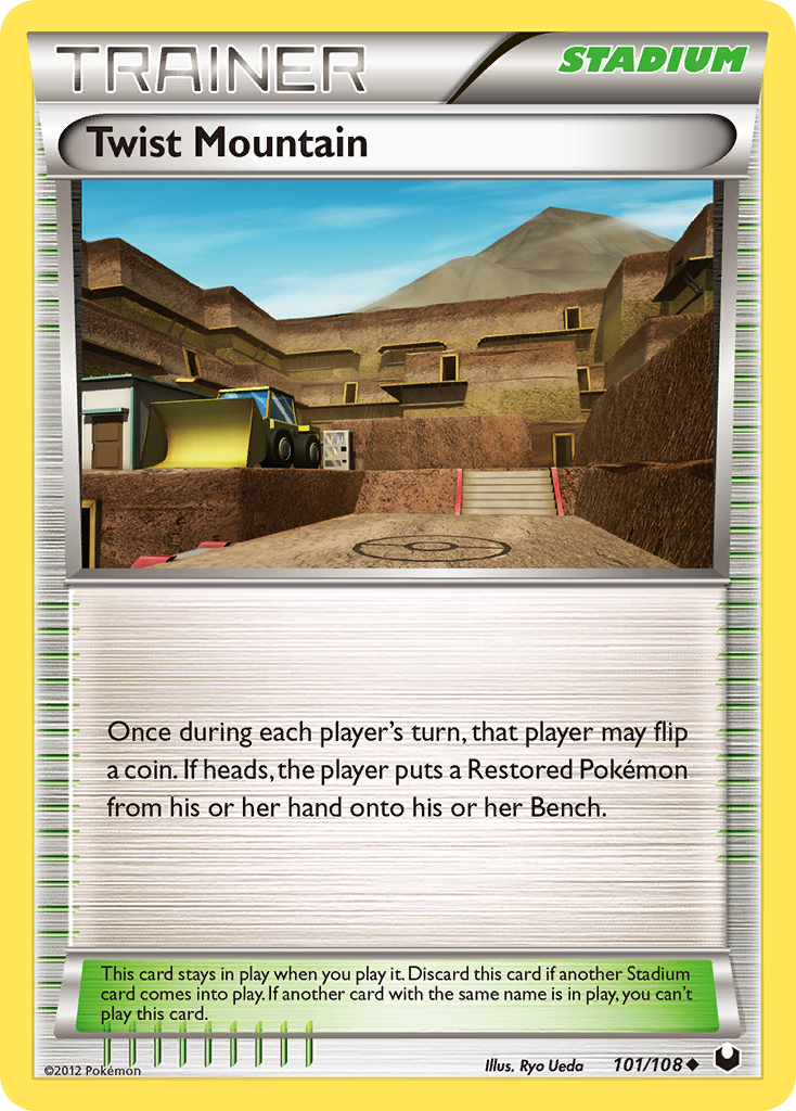 Twist Mountain 101/108 Pokémon Dark Explorers (2012) English card — catalogue reference
