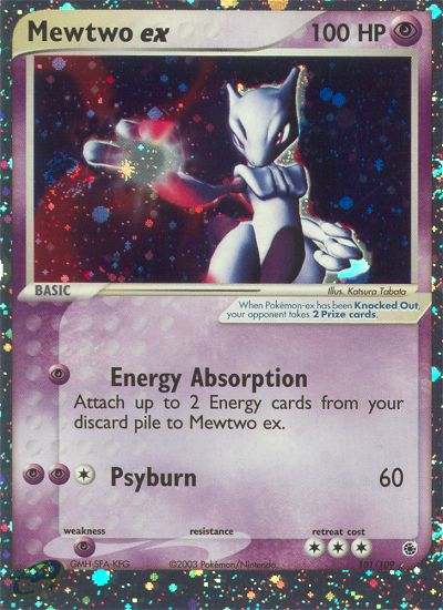 Mewtwo ex 101/109 — Pokémon EX Ruby & Sapphire