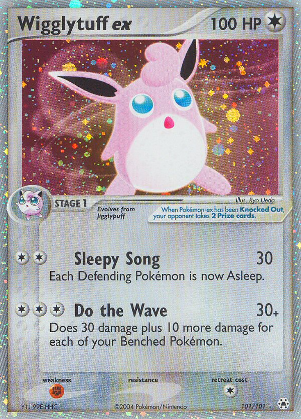 Wigglytuff ex 101/101 Pokémon EX Hidden Legends 2004