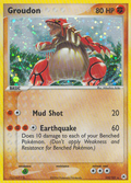 Groudon 102/101 Pokémon EX Hidden Legends 2004