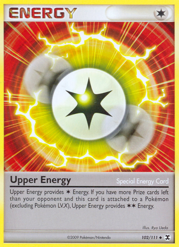 Upper Energy 102/111 Pokémon Rising Rivals (2009) English card — catalogue reference