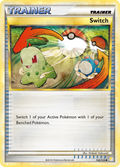 Switch 102/123 Pokémon HeartGold & SoulSilver (2010) English card — catalogue reference