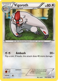 Vigoroth 102/124 Pokémon Dragons Exalted (2012) English card — catalogue reference