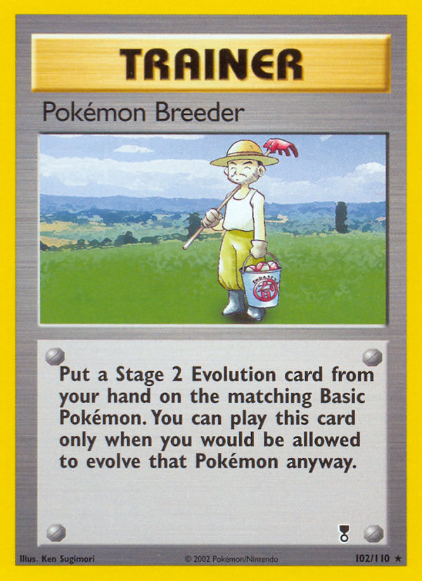 Pokémon Breeder 102/110 — Pokémon Legendary Collection