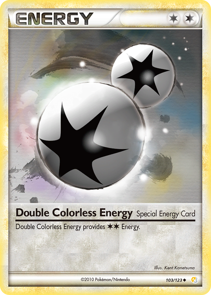 Double Colorless Energy 103/123 Pokémon HeartGold & SoulSilver (2010) English card — catalogue reference