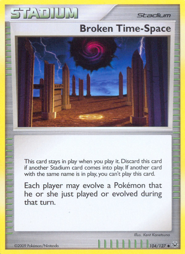 Broken Time-Space 104/127 Pokémon Platinum (2009) English card — catalogue reference