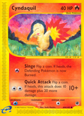 Cyndaquil 104/165 — Pokémon Expedition Base Set