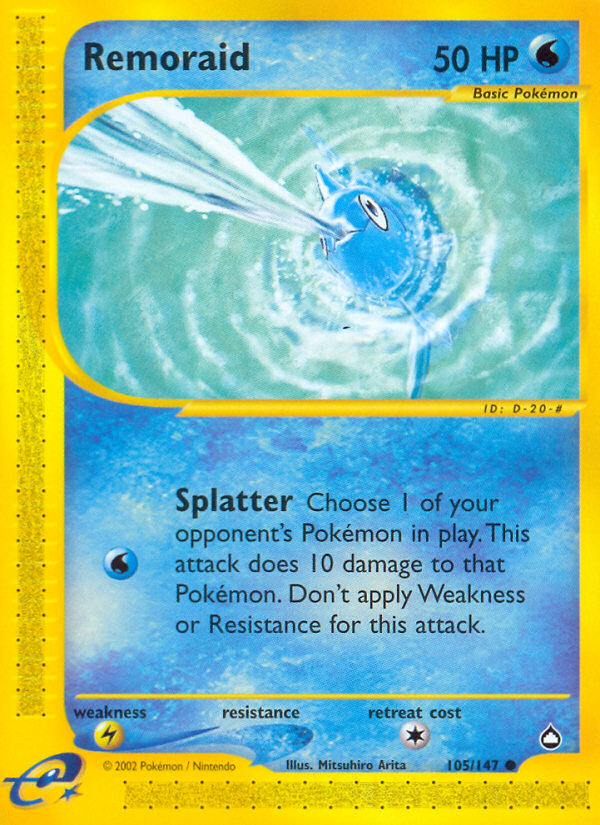 Remoraid 105/147 — Pokémon Aquapolis