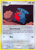 Gible 106/147 Pokémon Supreme Victors (2009) English card — catalogue reference