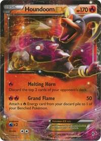 Houndoom EX Ultra Rare XY - BREAKthrough 21/162 MP (Back)