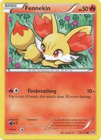 Fennekin Common XY - BREAKthrough 25/162 MP (Back)