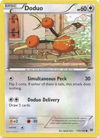 Doduo (115) Common XY - BREAKthrough 115/162 MP (Back)