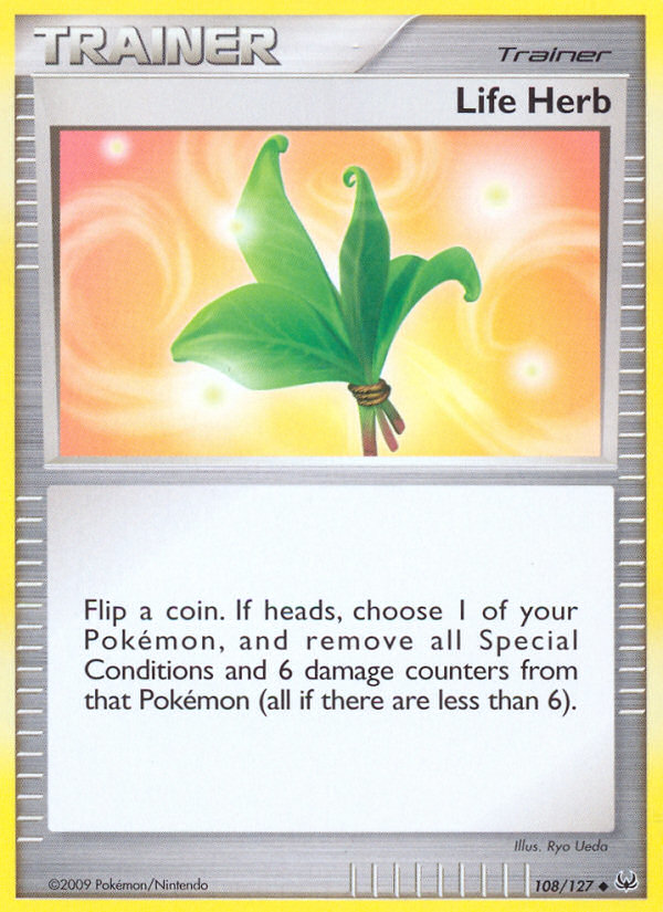 Life Herb 108/127 Pokémon Platinum (2009) English card — catalogue reference
