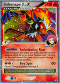 Infernape E4 LV.X 108/111 Pokémon Rising Rivals (2009) English card — catalogue reference