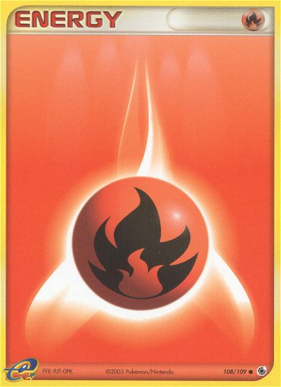 Fire Energy 108/109 — Pokémon EX Ruby & Sapphire