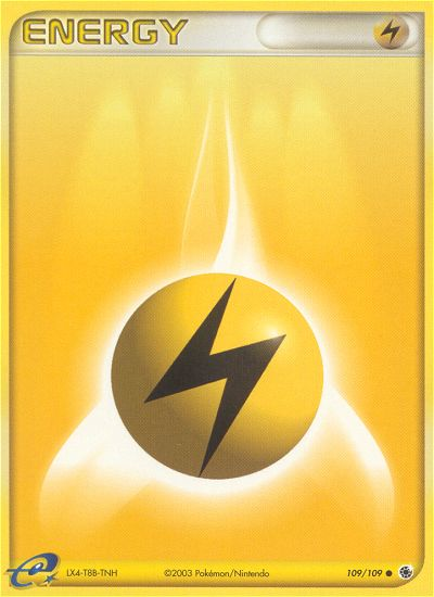 Lightning Energy 109/109 — Pokémon EX Ruby & Sapphire