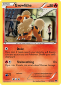 Growlithe 10/99 Pokémon Next Destinies (2012) English card — catalogue reference