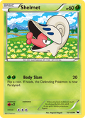 Shelmet 10/108 Pokémon Dark Explorers (2012) English card — catalogue reference