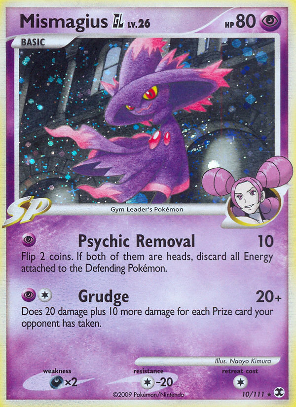 Mismagius GL 10/111 Pokémon Rising Rivals (2009) English card — catalogue reference