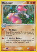 Medicham 10/101 Pokémon EX Hidden Legends 2004 Holo Rare card