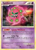 Spiritomb 10/102 Pokémon Triumphant (2010) English card — catalogue reference