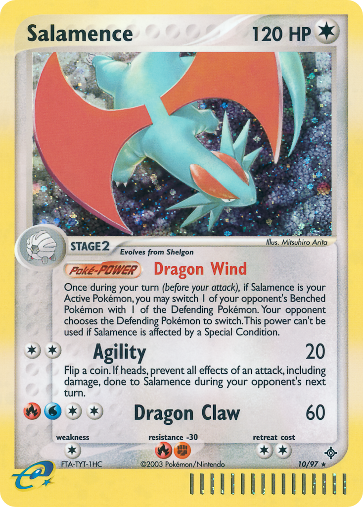 Salamence 10/97 — Pokémon EX Dragon
