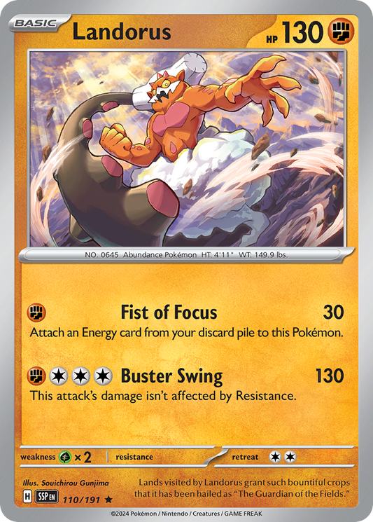 Pokemon Landorus Surging Sparks 110/191