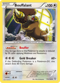Bouffalant 110/124 Pokémon Dragons Exalted (2012) English card — catalogue reference