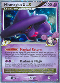 Mismagius GL LV.X 110/111 Pokémon Rising Rivals (2009) English card — catalogue reference