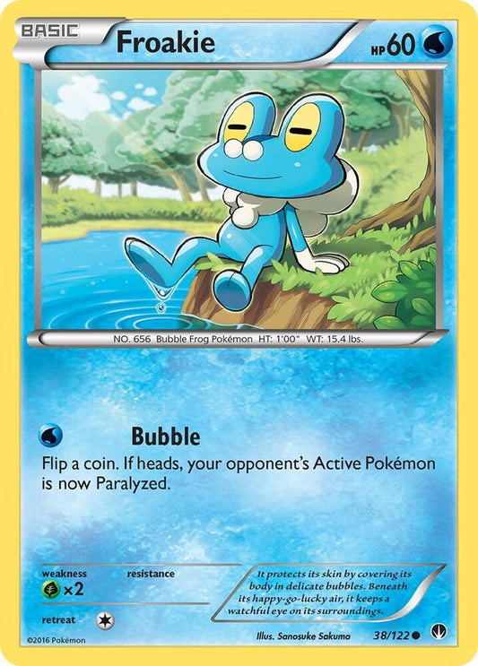 Froakie Common XY - BREAKpoint 38/122 MP (Back)