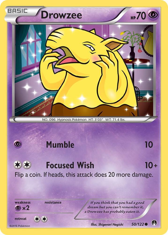 Drowzee Common XY - BREAKpoint 50/122 MP (Back)