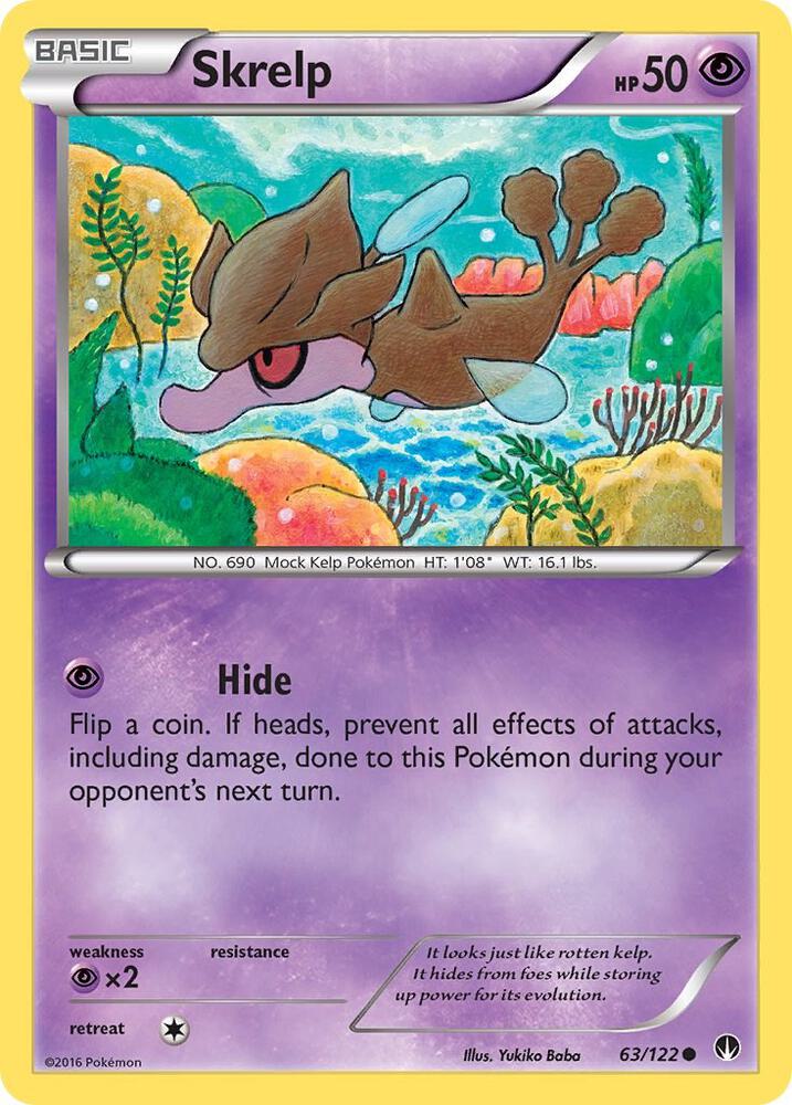 Skrelp Common XY - BREAKpoint 63/122 MP (Back)