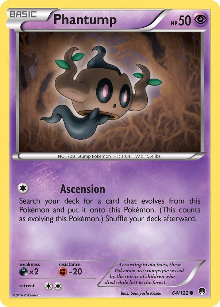 Phantump Common XY - BREAKpoint 64/122 MP (Back)