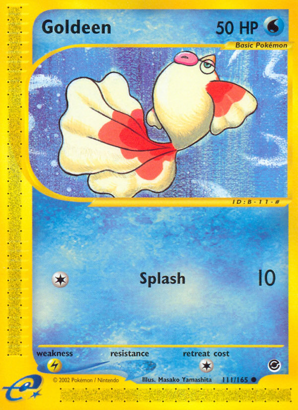 Goldeen 111/165 — Pokémon Expedition Base Set