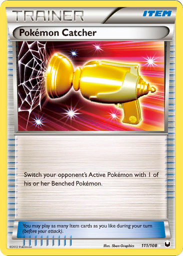 Pokémon Catcher 111/108 Pokémon Dark Explorers (2012) English card — catalogue reference