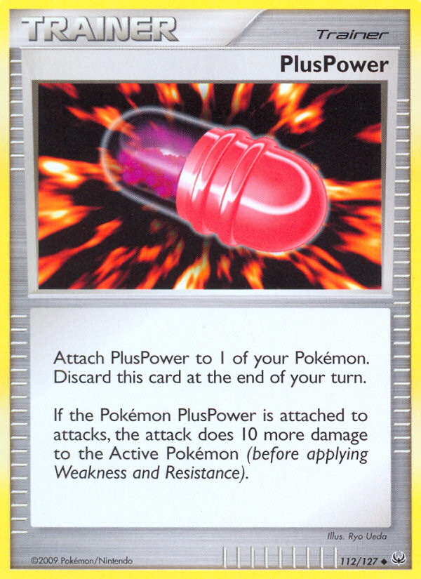 PlusPower 112/127 Pokémon Platinum (2009) English card — catalogue reference