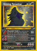 Shining Tyranitar 113/105 — Pokémon Neo Destiny