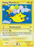 Flying Pikachu 113/111 Pokémon Rising Rivals (2009) English card — catalogue reference