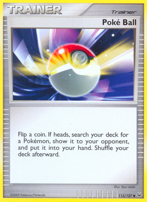 Poké Ball 113/127 Pokémon Platinum (2009) English card — catalogue reference
