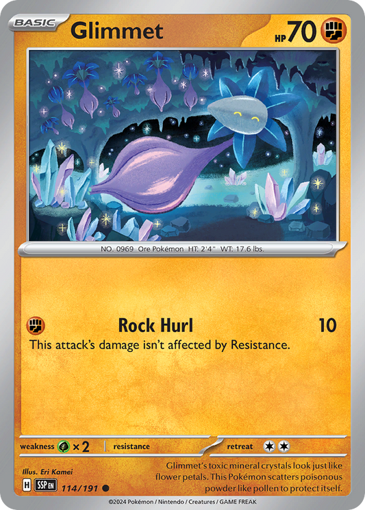 Pokemon Glimmet Surging Sparks 114/191
