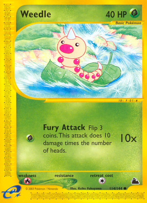 Weedle 114/144 — Pokémon Skyridge