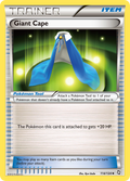 Giant Cape 114/124 Pokémon Dragons Exalted (2012) English card — catalogue reference