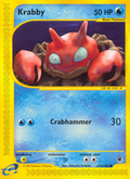 Krabby 115/165 — Pokémon Expedition Base Set