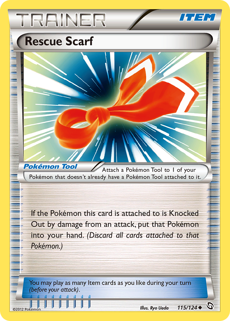 Rescue Scarf 115/124 Pokémon Dragons Exalted (2012) English card — catalogue reference