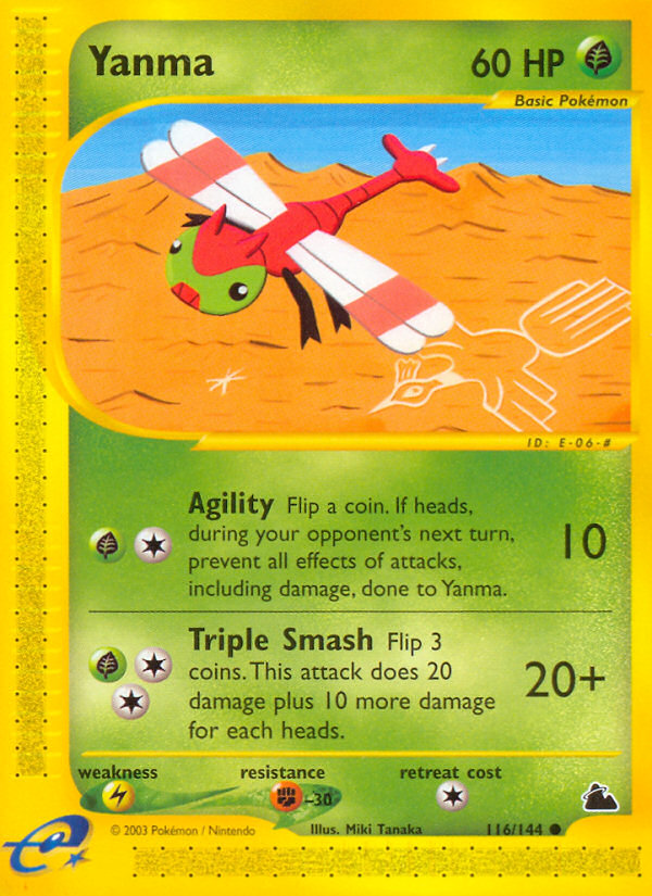 Yanma 116/144 — Pokémon Skyridge